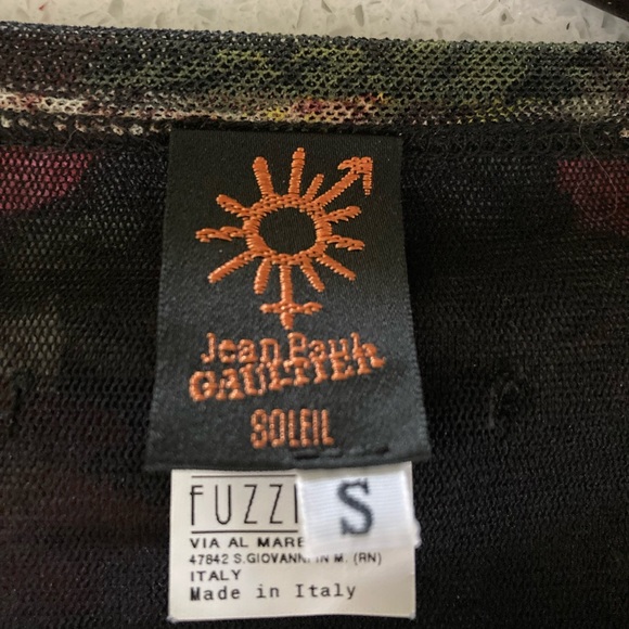 Jean Paul Gaultier Floral Mesh Top - Picture 4 of 6
